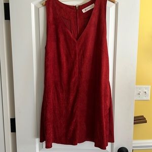 Suede feel jumper dress. In perfect condition.
